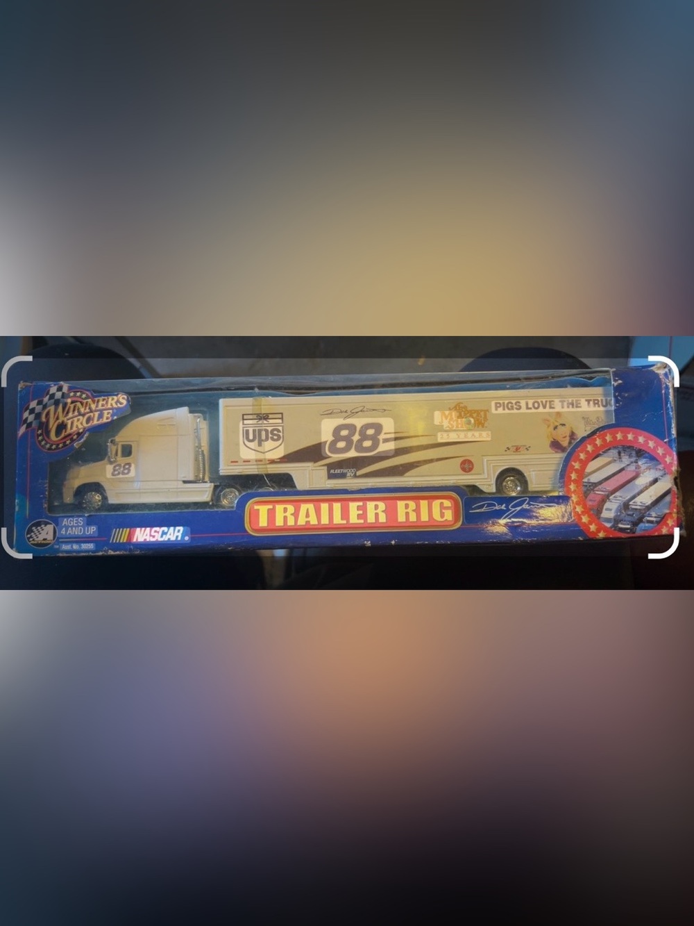 NASCAR winners Circle 2002 Dale Jarrett #88 UPS trailer rig